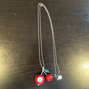 Marc Jacobs cherry watch necklace
